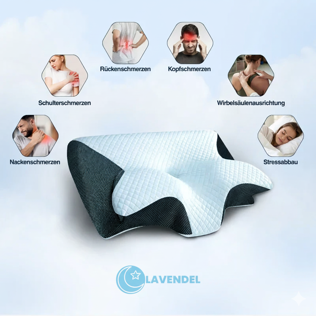 Der ErgoFlügel: Orthopädisches Schmetterlingskissen mit Armfreiheit
