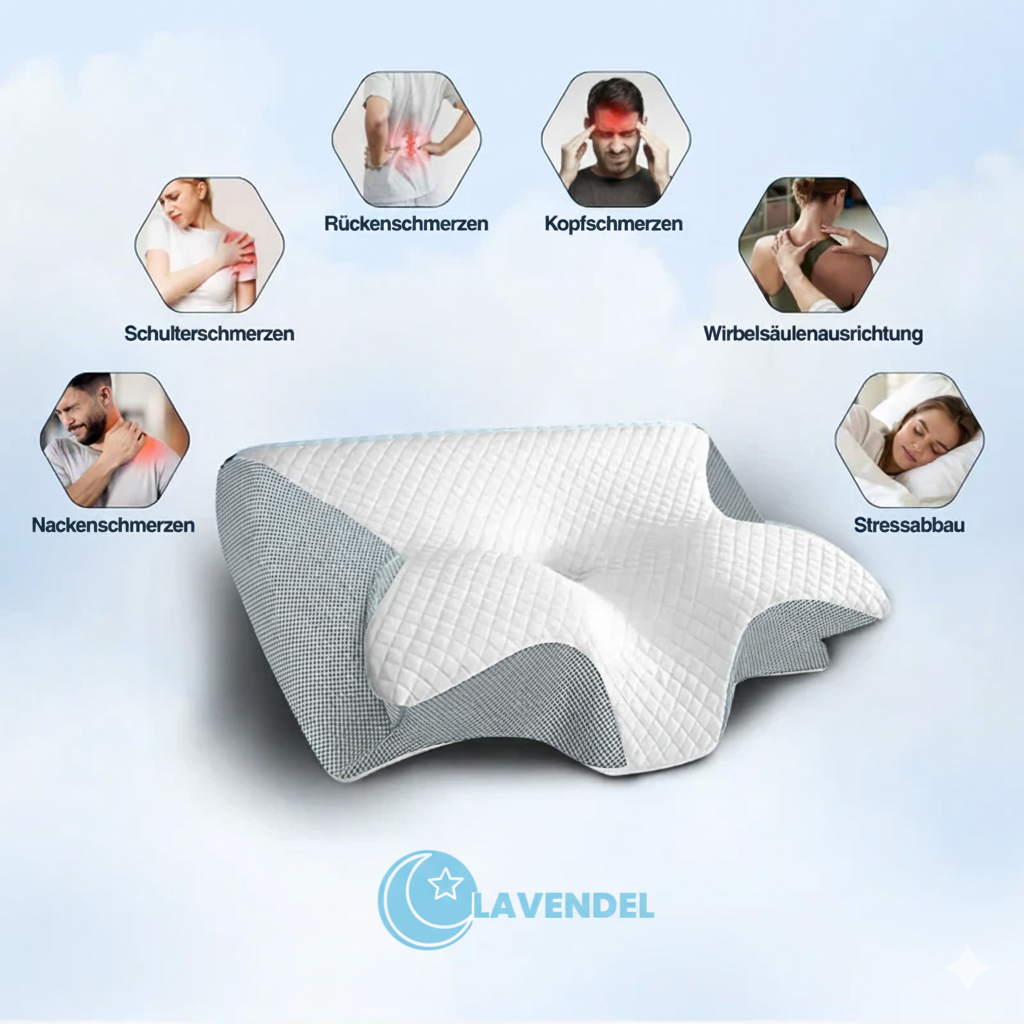 Der ErgoFlügel: Orthopädisches Schmetterlingskissen mit Armfreiheit